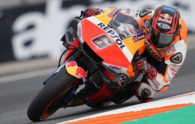 The times for the Repsol Honda Team in Valencia are falling
