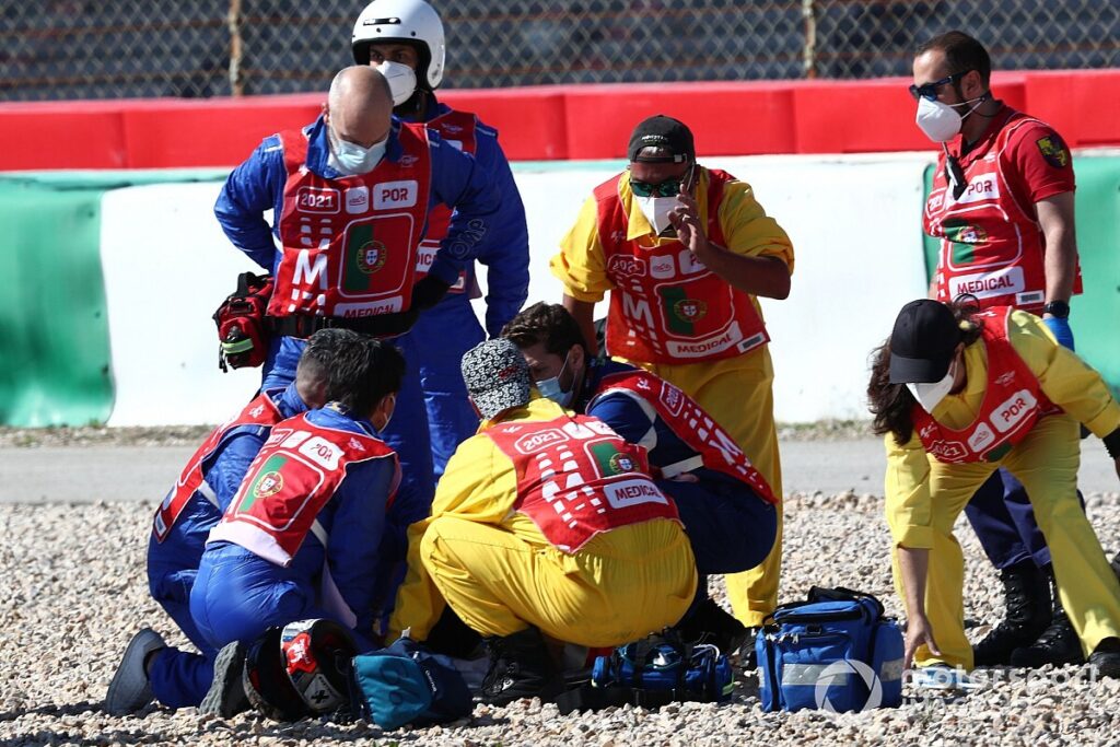 Jorge Martin set for surgery after violent MotoGP practice crash