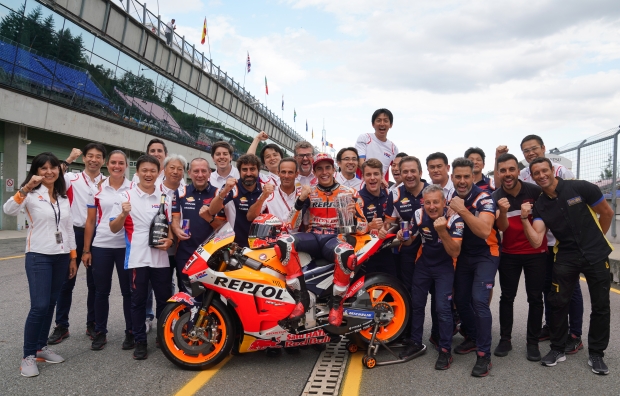 Marc Marquez meets the legendary hailwood with a Czech masterpiece