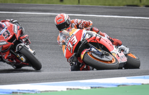 70.8 ° lean miracle Marquez saves another
