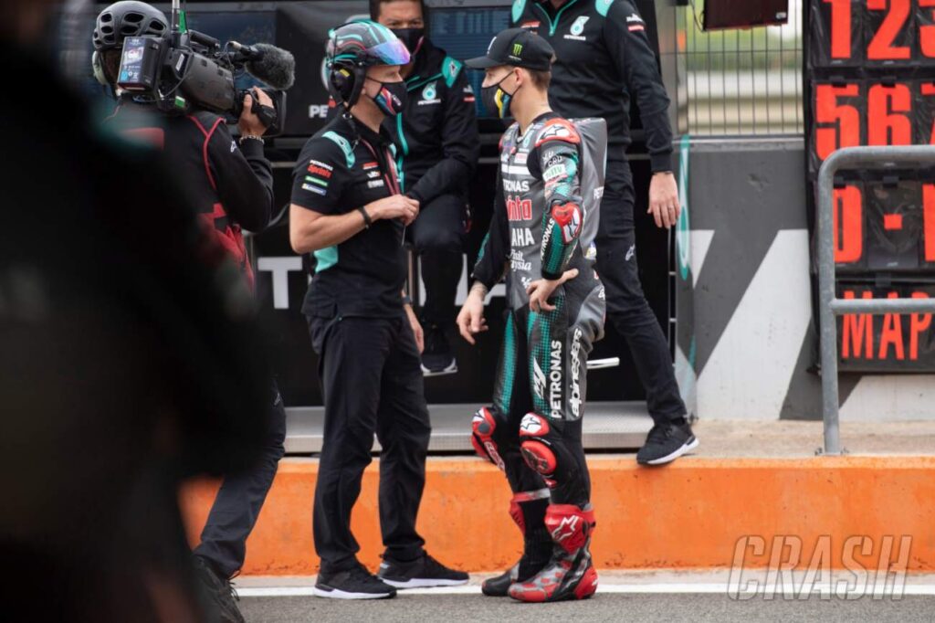 Valencia MotoGP: Quartararo: We pushed on the works bike, we weren't the right choice |  MotoGP