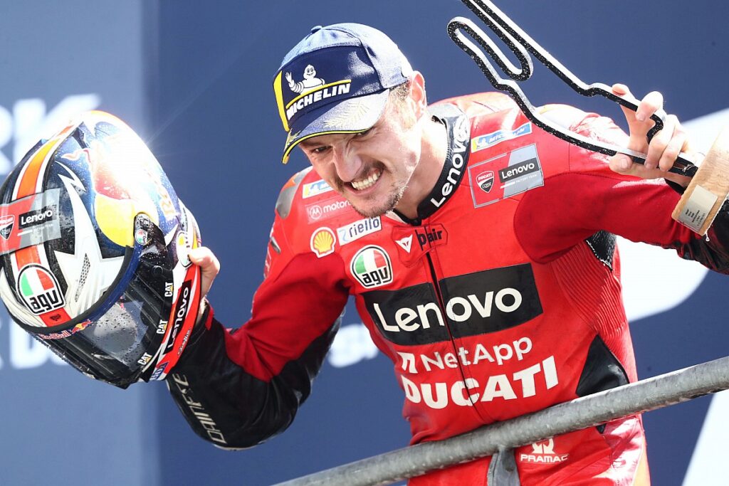 Jack Miller wins chaotic flag-to-flag race