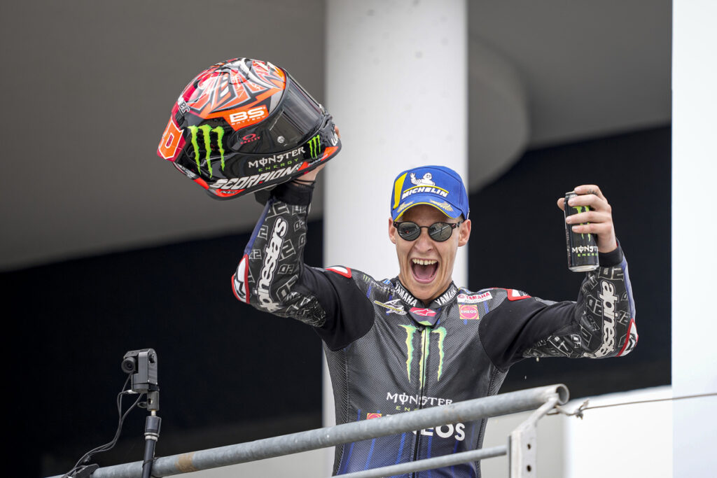Quartararo has so much [points] as Rossi, Morbidelli and Viñales together