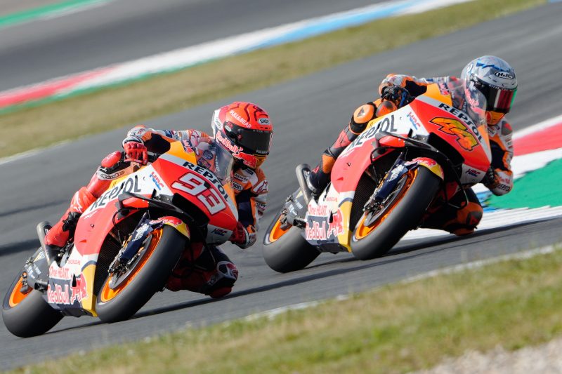 Espargaro shows his speed in Assen while Marquez walks away from heavy high side