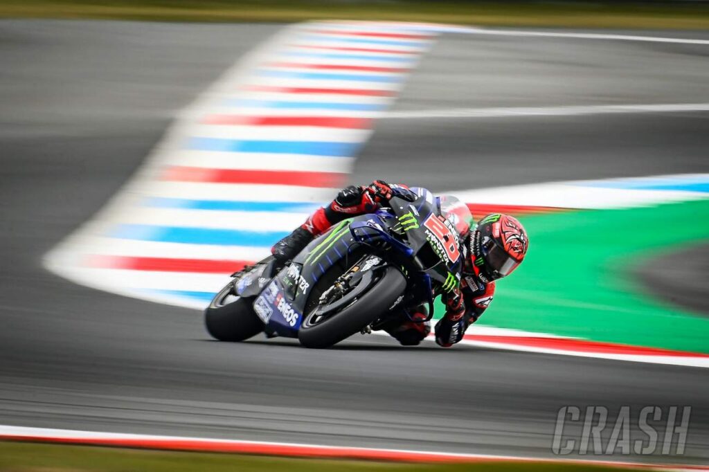 Dutch MotoGP: Quartararo "too careful" in wet conditions, hard tires feel "not good" |  MotoGP
