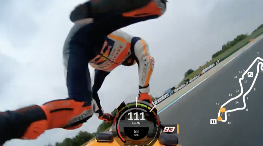 Marquez points his finger at Honda because of a huge accident: "Just ...
