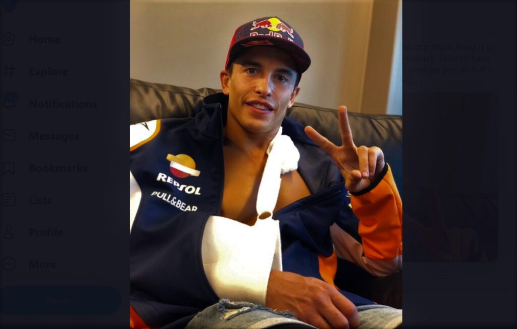 Just a few weeks before the start of the MotoGP season, Marc Marquez begins ...