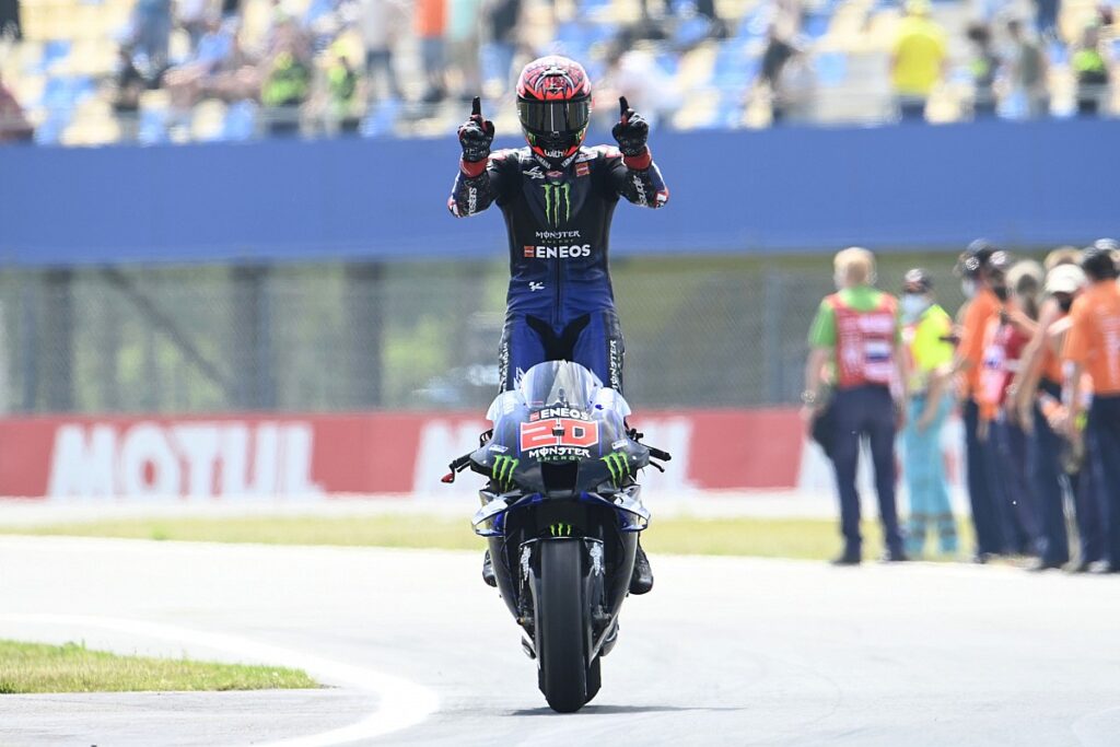 Quartararo wins dominant victory over Vinales