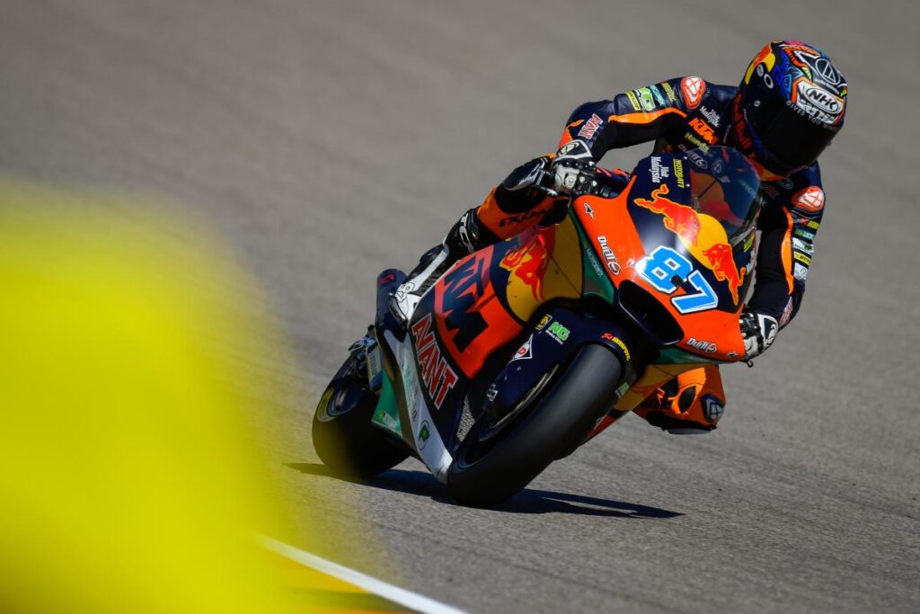 Gardner in the front row at the German Moto2 GP