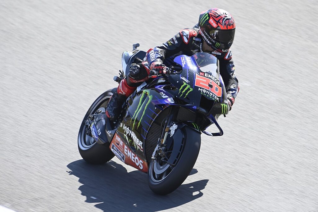 Quartararo canceled on pole as Bagnaia lap