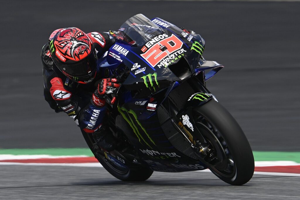 Quartararo laments wet Styrian MotoGP training as a "nightmare"