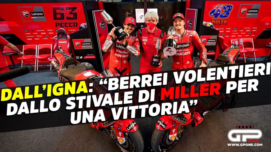 MotoGP, EXCLUSIVE Dall'Igna: "I'd drink from Miller's shoe if it meant more wins!"