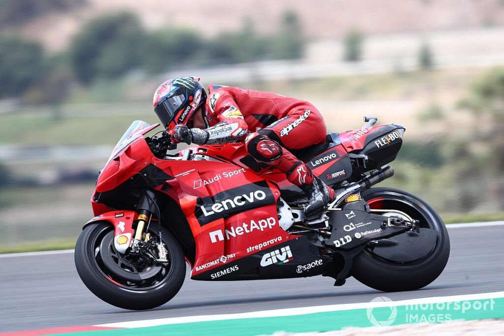 Bagnaia leads Quartararo in FP2