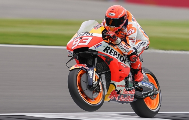 On Friday in form for the Repsol Honda Team at Silverstone