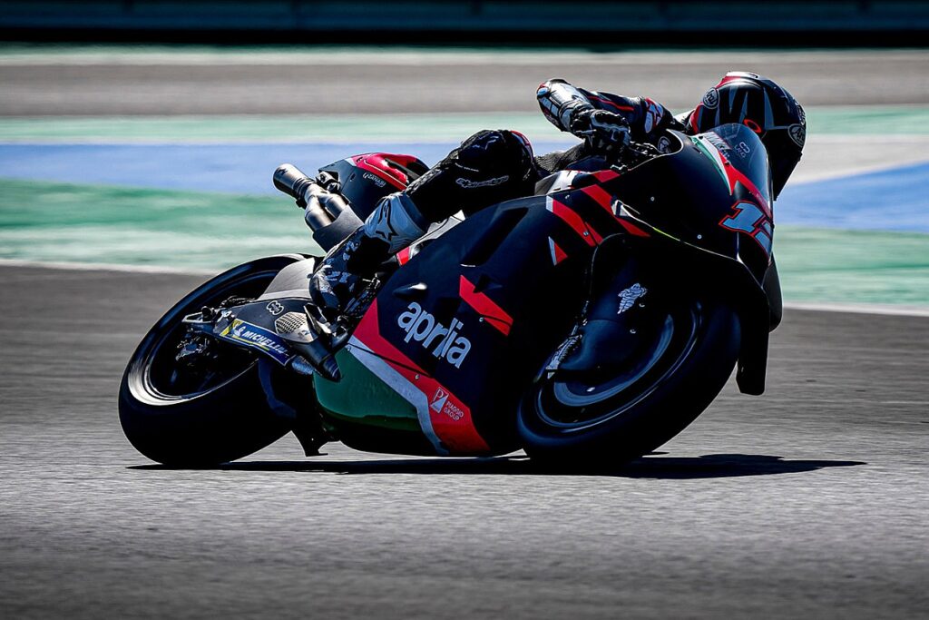 Vinales says Aprilia is testing the "happiest" he has ever been in MotoGP