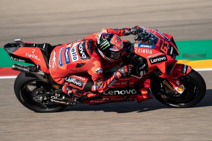 MotoGP Aragon: Sensational first victory for Bagnaia
