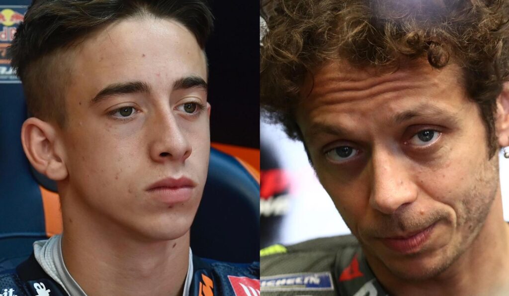 Valentino Rossi praises the "superhero" Pedro Acosta, but deni ...
