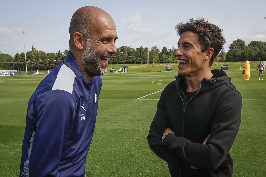 What a MotoGP legend learned from the Manchester City boss