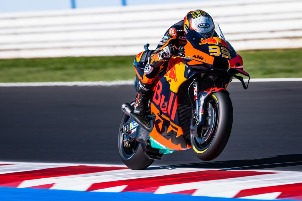 Brad Binder and KTM problems at Misano: "Today's result looks worse than it is"