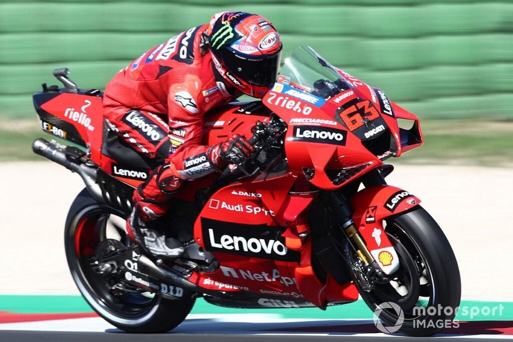 Like Bagnaia's most important Ducati MotoGP strength of Jorge Lorenzo.  was supported