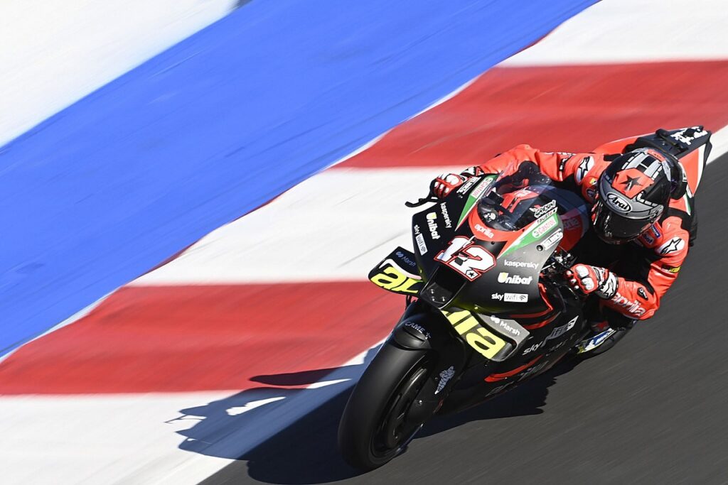 Qualifying “still complicated” on Aprilia MotoGP motorcycle