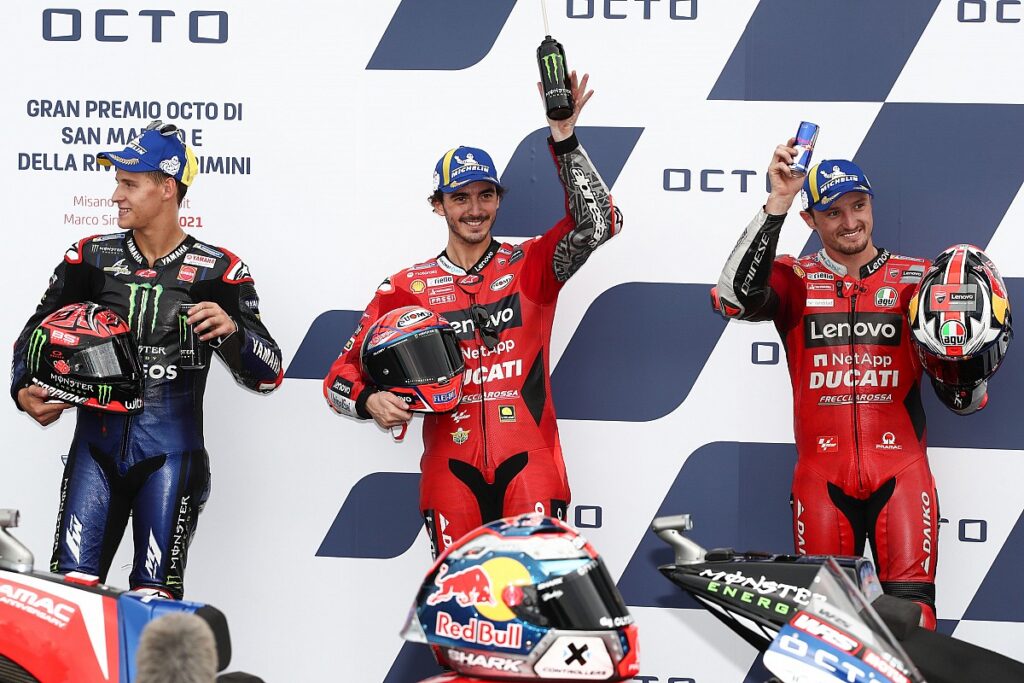 Bagnaia leads Ducati 1-2 in qualifying