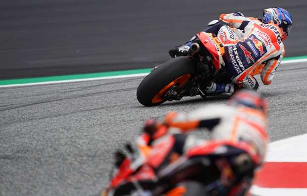 Limited laps for the Repsol Honda Team at the weather-related Austrian GP