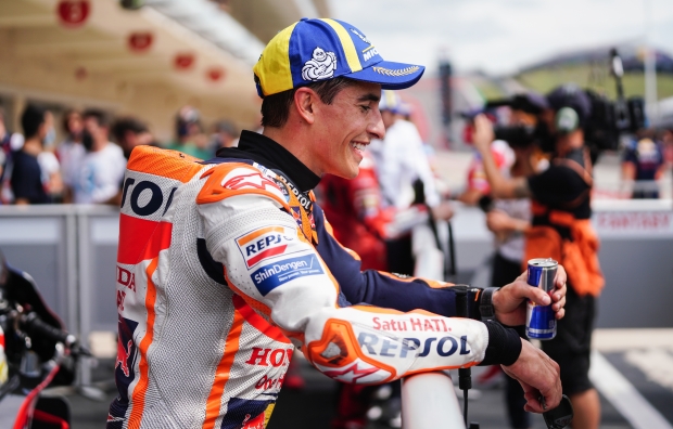 Marquez occupies the first front row in 441 days