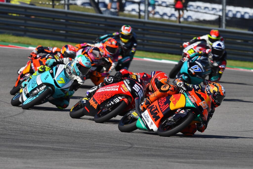 Joan Mir criticizes the resumption of Moto3 racing in Austin with five laps to go