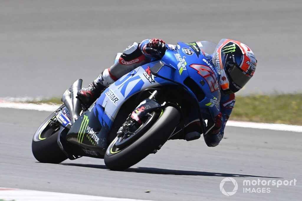 Alex Rins "didn't do anything wrong" in the MotoGP crash in Portugal