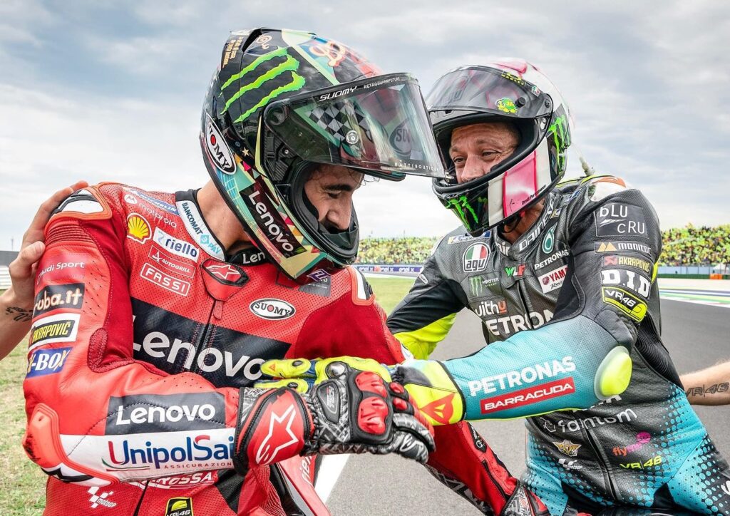 Francesco Bagnaia and the first time he met Valentino Rossi: "I was nervous about meeting my idol"