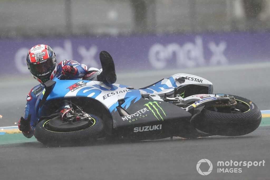 Rins criticizes his "stupid mistakes" in MotoGP 2021