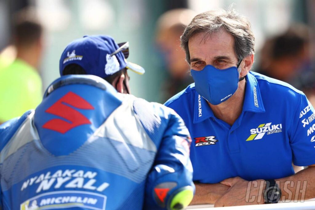 Misano MotoGP: Joan Mir: I heard the Brivio rumors, I would be happy ... |  MotoGP