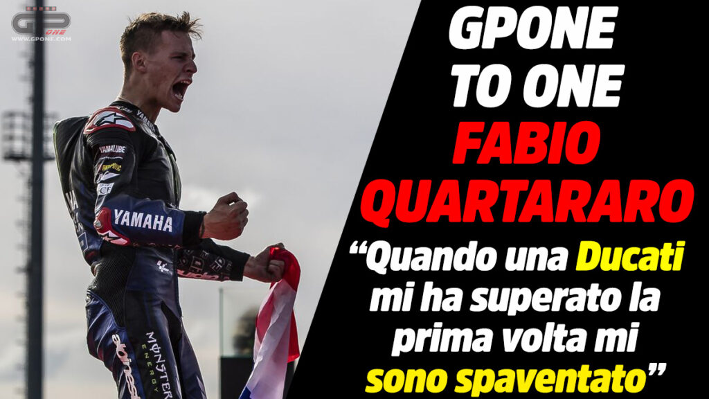 MotoGP, Quartararo admits the first time a Ducati passed him on the straight was "scary"