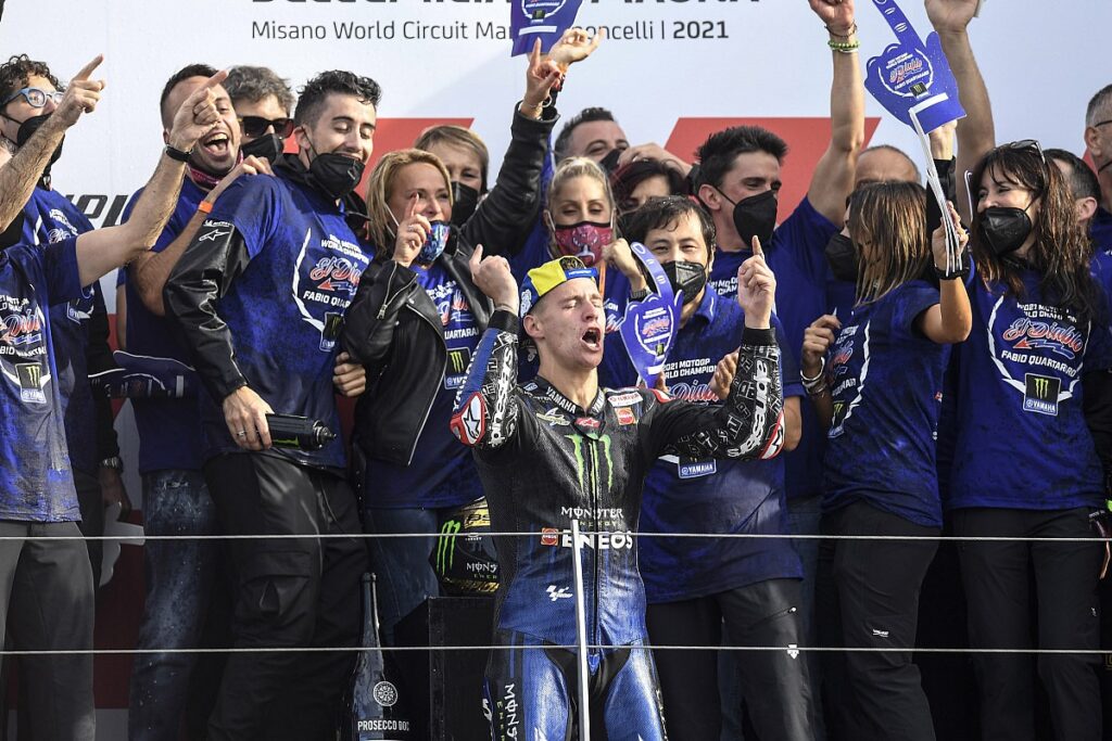 Quartararo brought "positivity" to the Yamaha MotoGP team