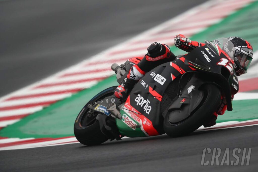 Algarve MotoGP: Vinales 'really positive' after best Aprilia result |  MotoGP