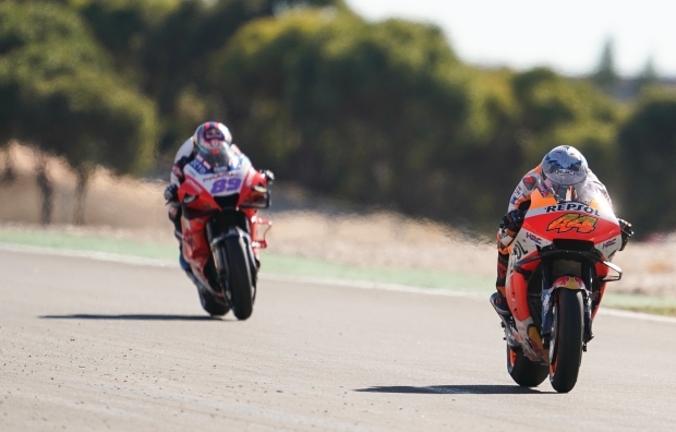 Espargaro finished sixth at the Algarve GP with a red flag