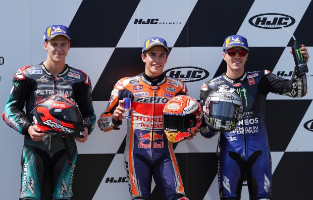 Marquez takes German GP pole with a lap record