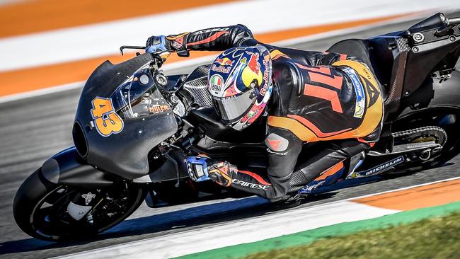 Jack Miller was fifth fastest on Day 1 of 2017 MotoGP’s post-season test at Valencia. Pic: Pramac Racing