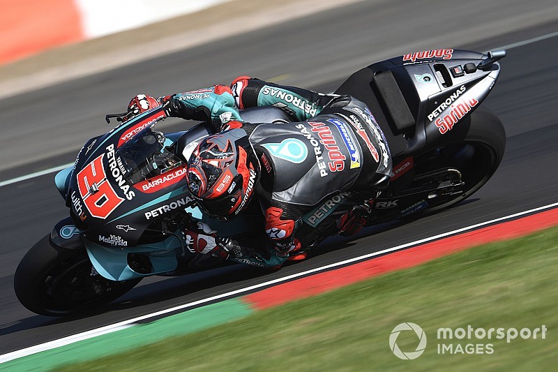 Quartararo leads Marquez in warming up