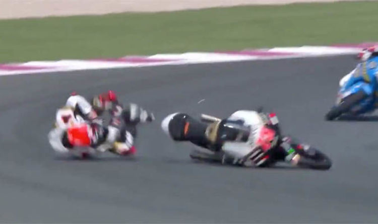 MotoGP crash: Albert Arenas breaks his collarbone in GRUESOME Smash |  Others |  Sports
