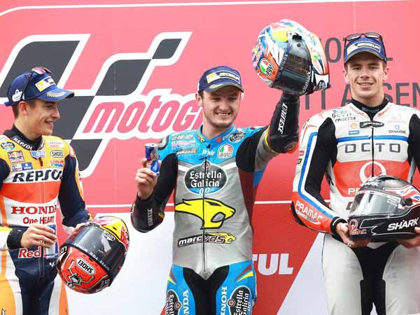Jack Miller takes his first MotoGP win at the 2016 Dutch GP