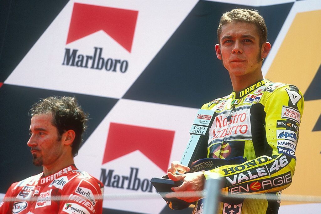 Rossi has a penchant for all of his “special” MotoGP rivalries