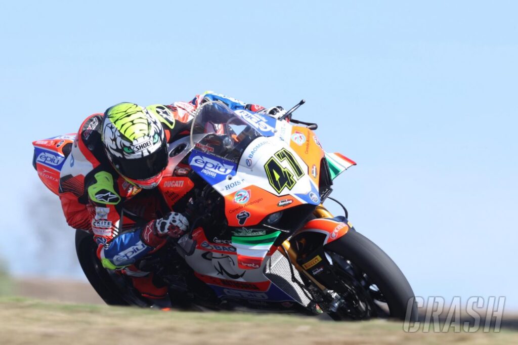 WorldSBK: Bassani completes first test of 2022, shares track with Marc Marquez |  World Superbikes