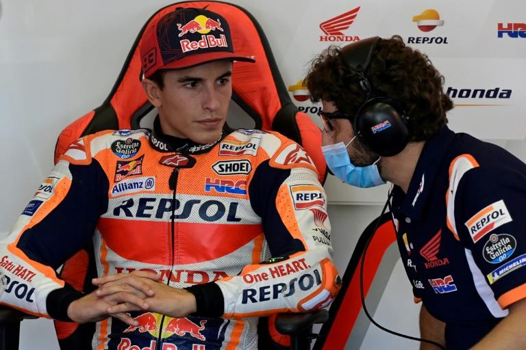 Marquez quits Andalucia MotoGP as Quartararo grabs pole