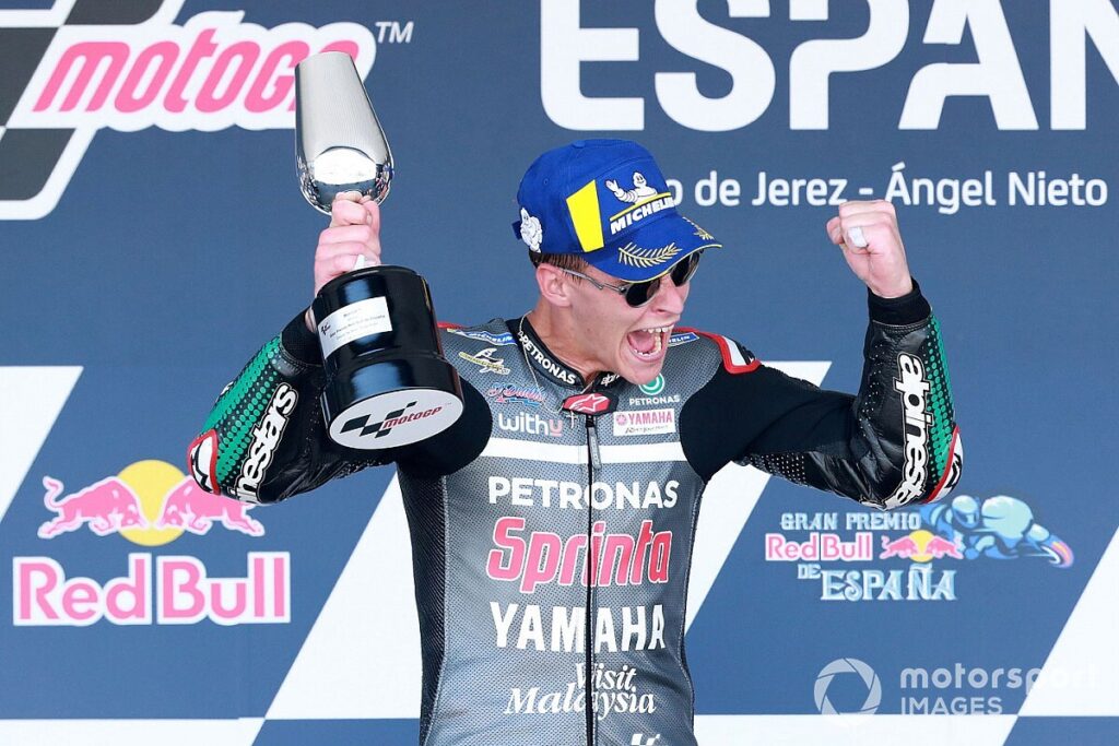 Quartararo wins as Marquez crashes hard