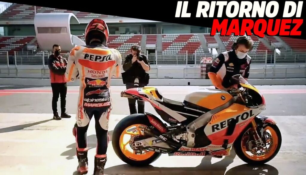 MotoGP, Marc Marquez returns: The Spaniard pushes the Honda RCV213 to the limit