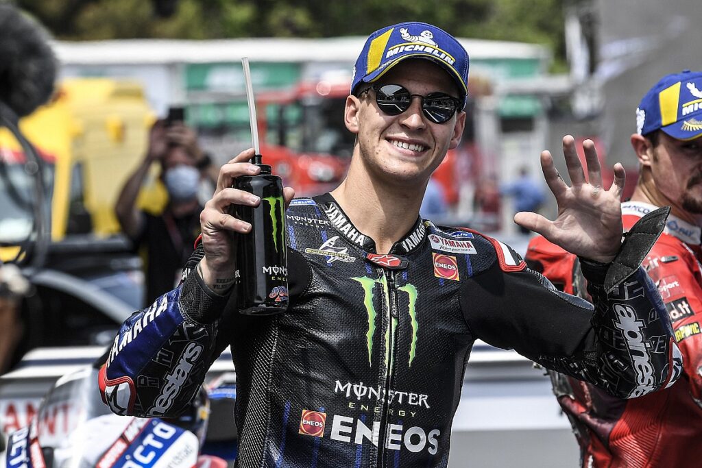 Quartararo claims fifth pole, Miller crashes