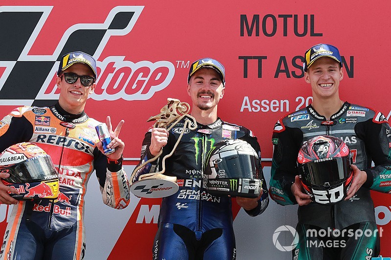 Vinales beats Marquez, Quartararo for first win of 2019