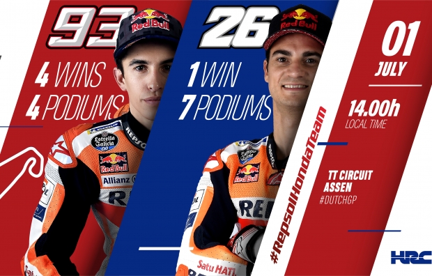 Repsol Honda Team head to Assen, the “Cathedral” of bike racing